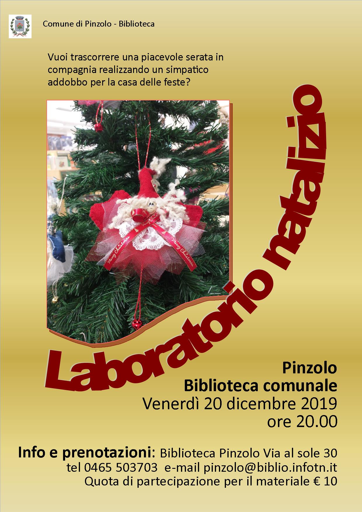 20 dicembre 2019 – Laboratorio natalizio