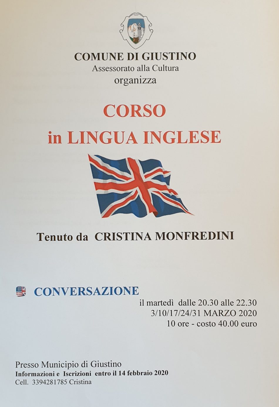 Corsi in Lingua inglese a Giustino