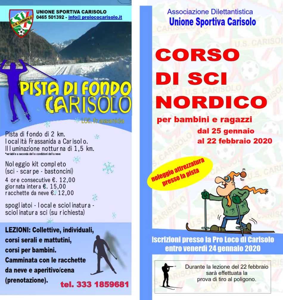 Corsi di Sci nordico per bambini e ragazzi