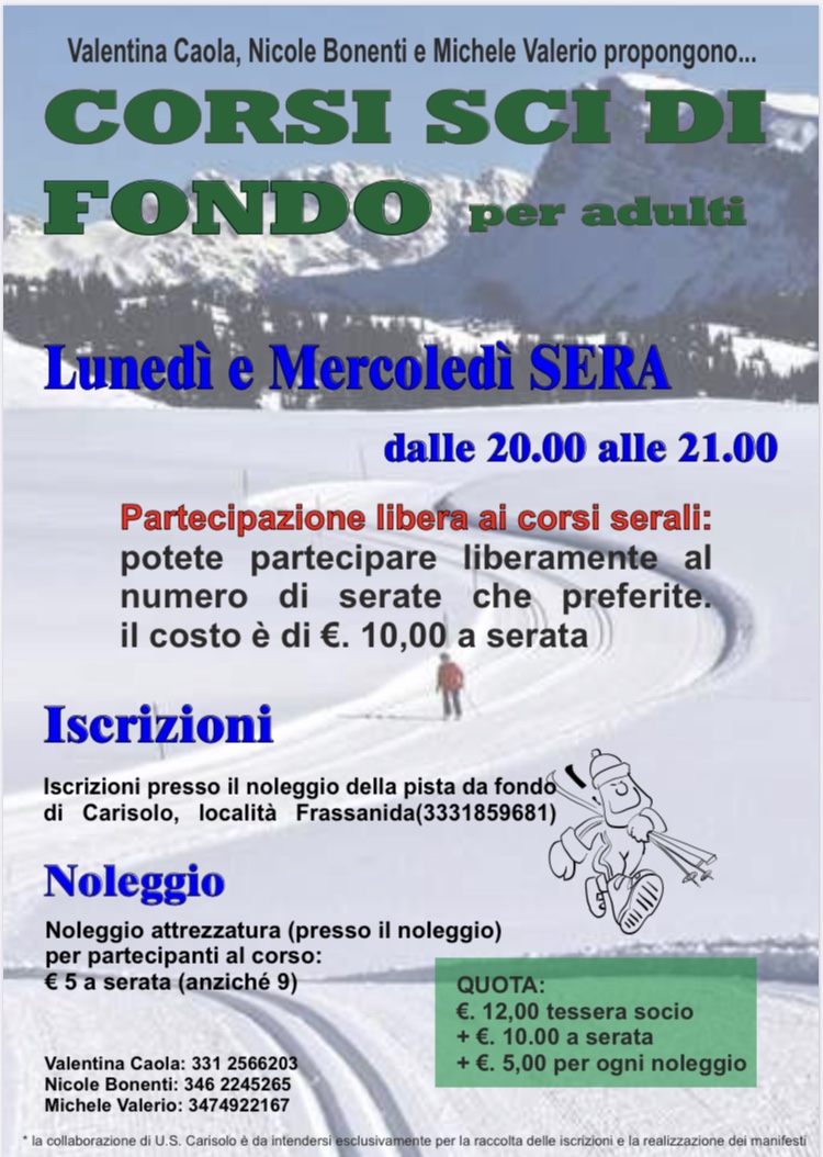 Corso di sci di fondo