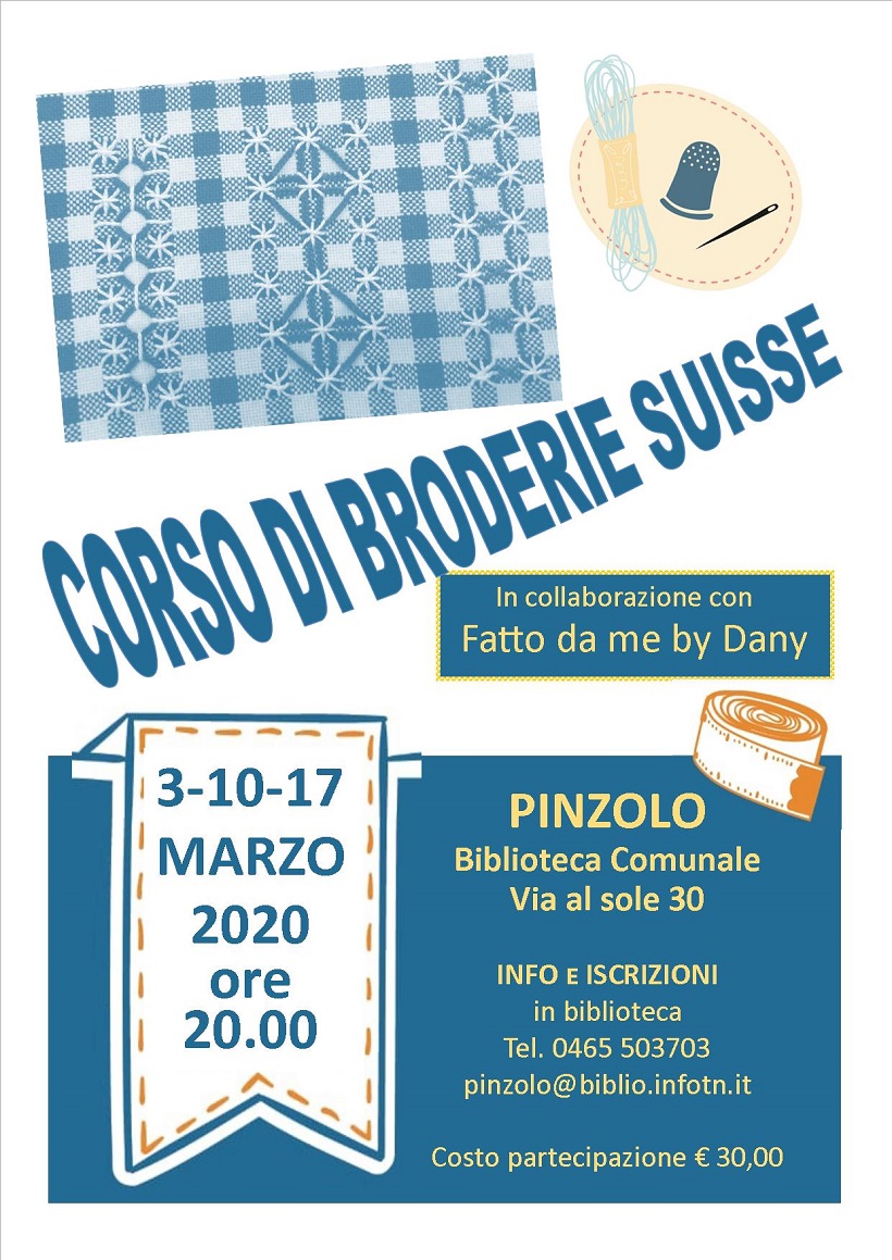 Corso di Broderie Suisse
