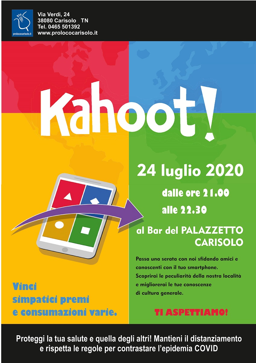 Carisolo – Passa una divertente serata con noi sfidando amici e conoscenti con il tuo smartphone