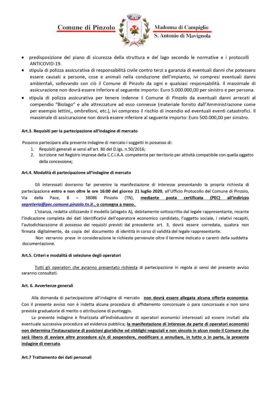 Comune di Pinzolo