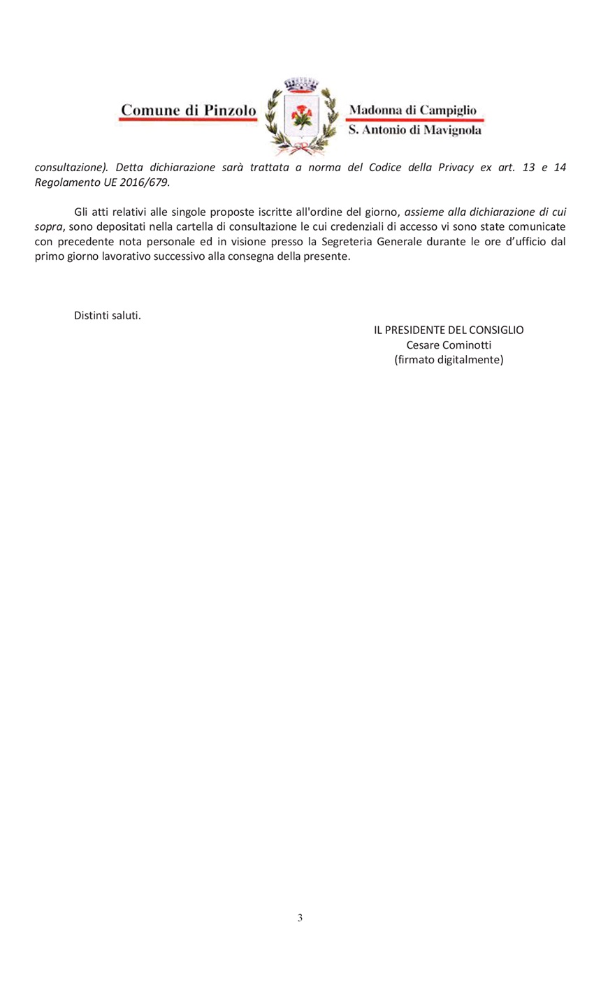 Ordine del giorno