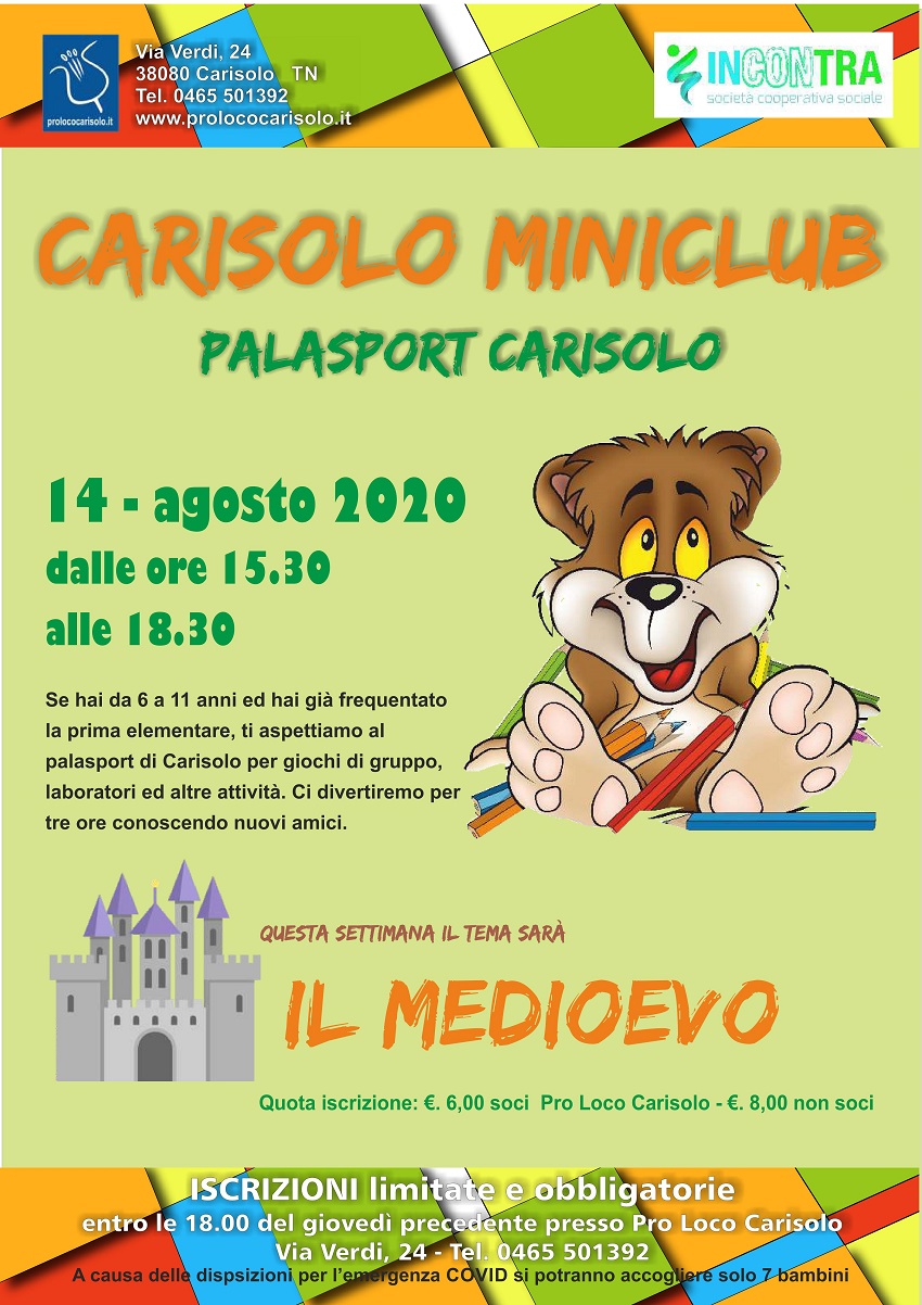 Carisolo Miniclub – Palasport Carisolo