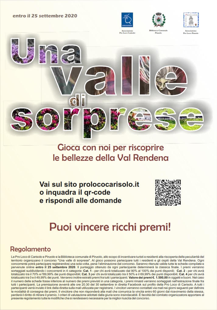 Concorso “Una valle di sorprese”