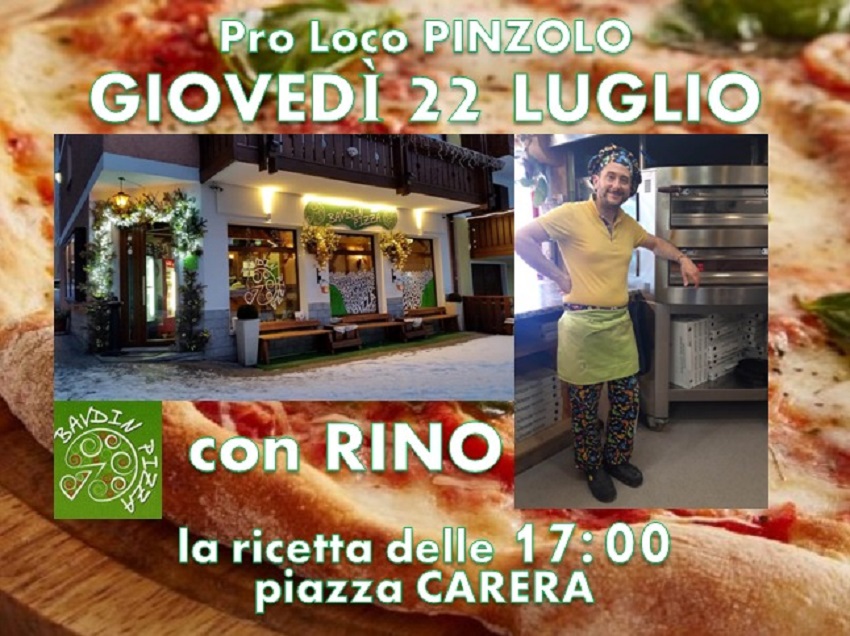 Giovedì sera la pizza “Rendenera” al Cooking Show di piazza Carera