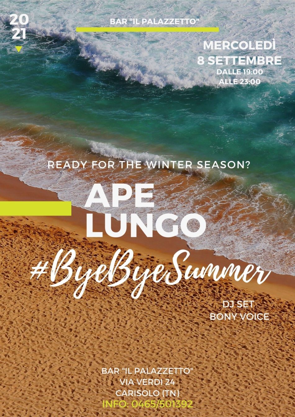 Pro Loco Carisolo – SERATA DJ “BYE BYE SUMMER”
