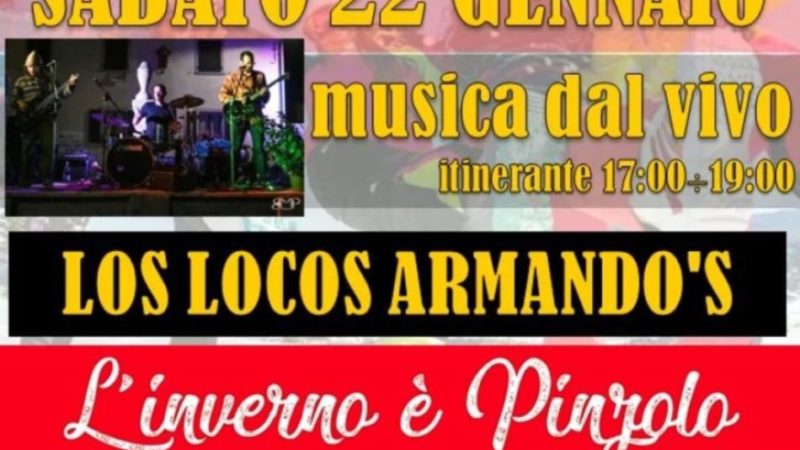 L’inverno è Pinzolo: sabato 22 gennaio Musica dal vivo itinerante con i “Los Locos Armado’s”
