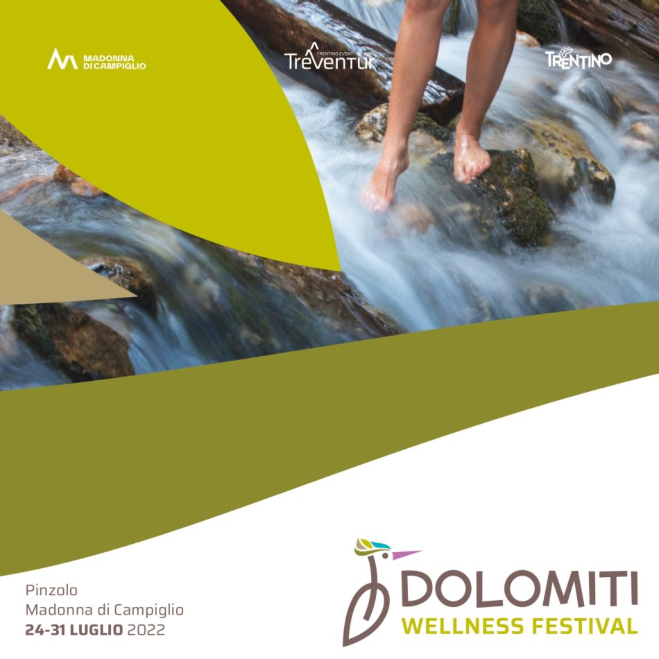Dal 24 al 31 luglio a Pinzolo si svolgerà la seconda edizione del Dolomiti Wellness Festival