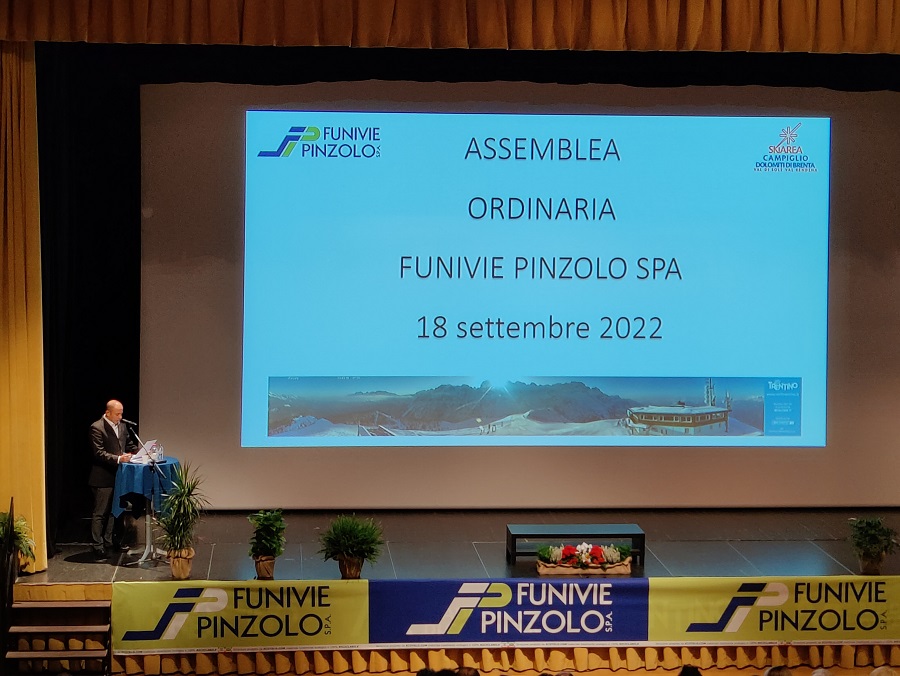 Assemblea Funivie Pinzolo 18 settembre 2022 - Il Presidente