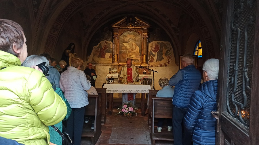 30 settembre - La Santa Messa nella chiesetta di san Gerolamo