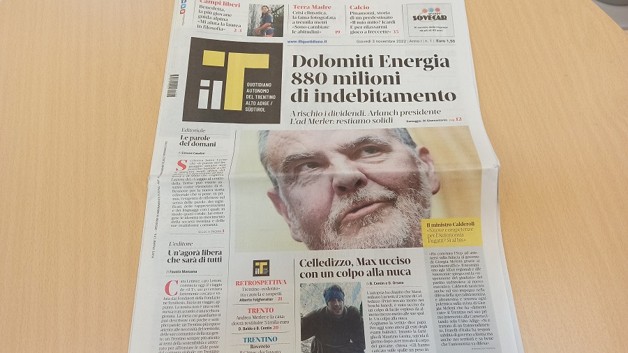 In edicola da oggi il nuovo quotidiano del Trentino-Alto Adige “Il T”