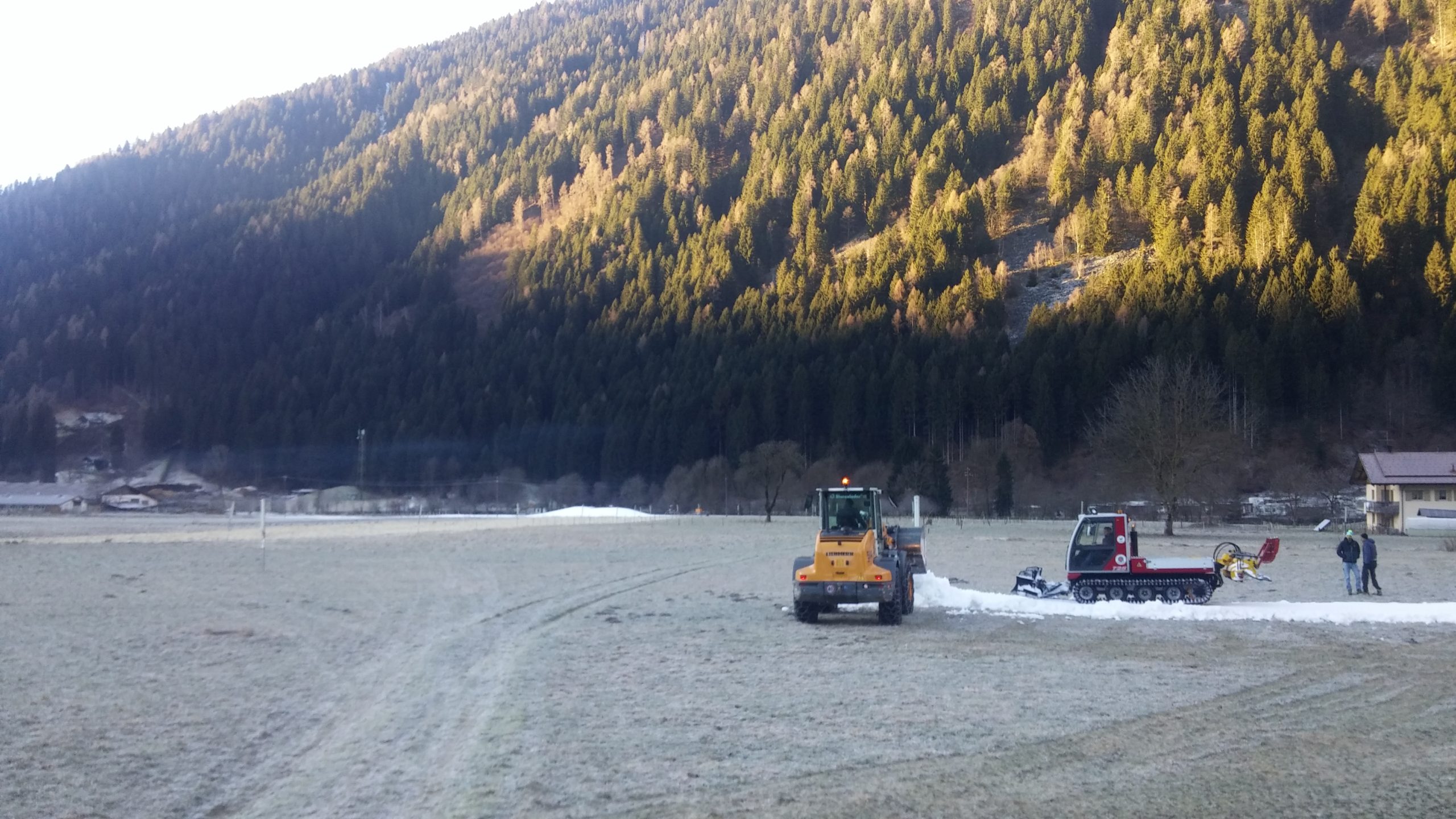 Iniziati i lavori di preparazione della pista da fondo a Carisolo