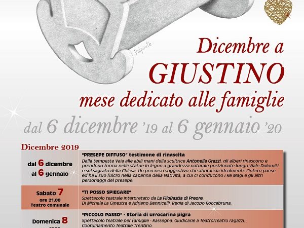 Dicembre a Giustino, un mese dedicato alle famiglie