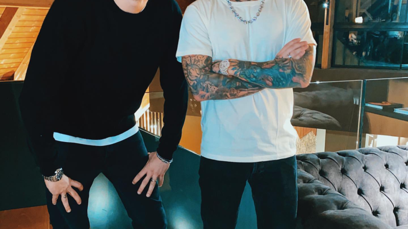 Bonucci incontra Fedez al Lefay Dolomiti