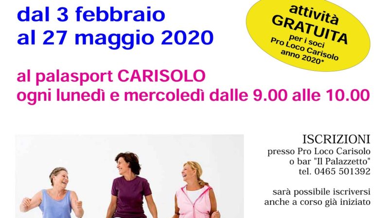 Mantieniti in forma – Corso di ginnastica con NICOLA BONAZZA