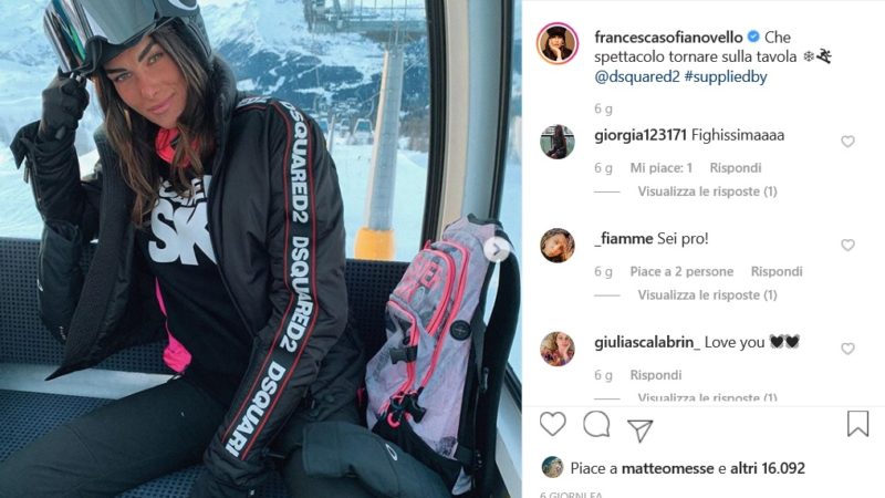 Settimana di vacanze sulle nevi della Skiarea Campiglio per Valentino Rossi e Francesca Sofia Novello