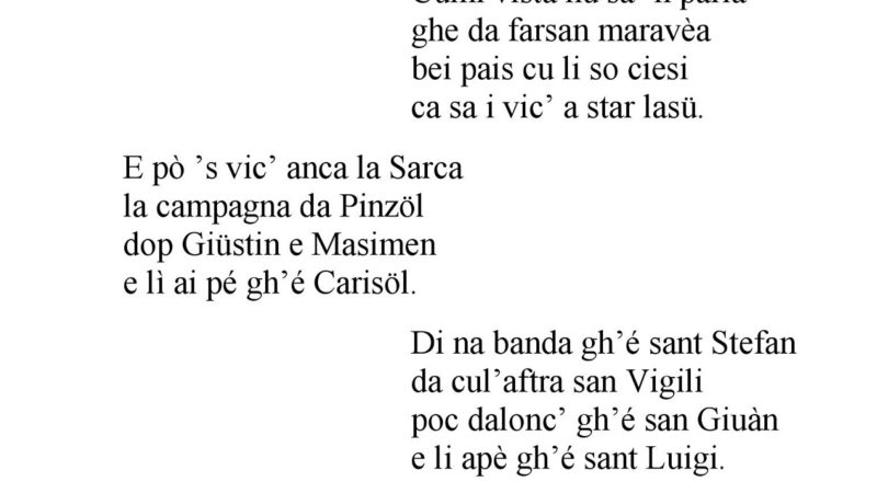 Poesie in dialetto: “San Martin” di Giovanni Ferrari (Pirisèp, detto Pacifico)
