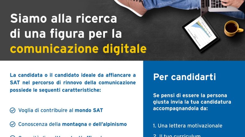 La SAT cerca una figura per la comunicazione digitale