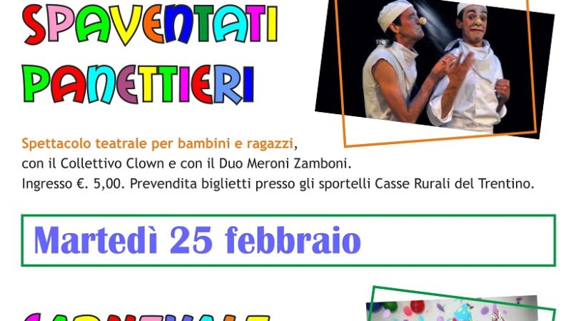 Carnevale Carisolese – Domenica 23 e martedì 25 febbraio