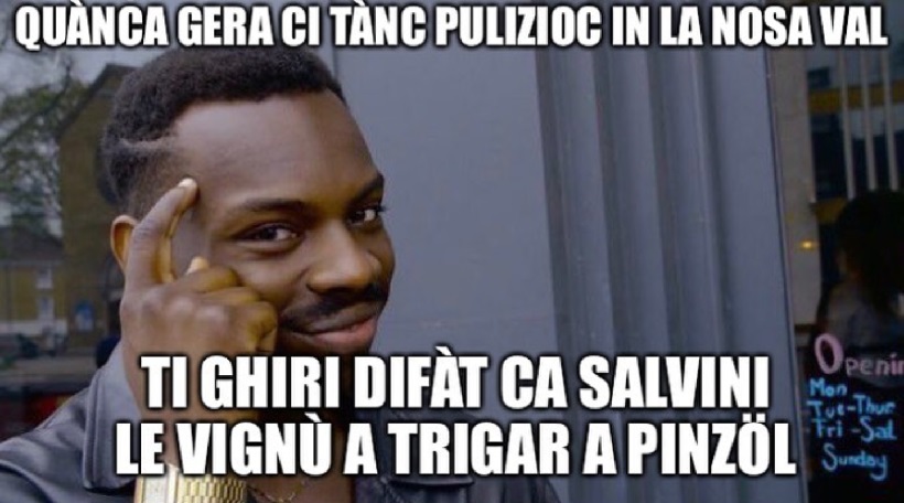 Chi parlum numa par dialet