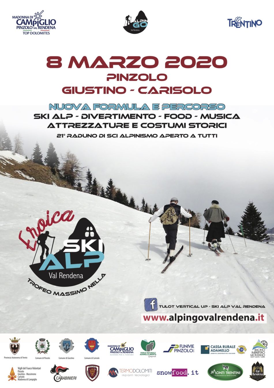 8 marzo 2020 – Eroica SkiAlp Nuova formula e percorso