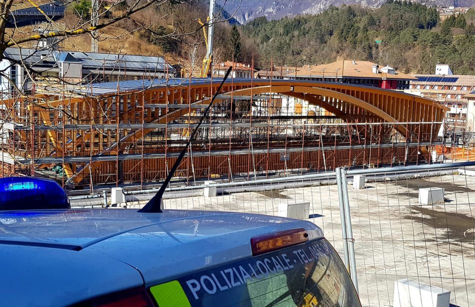 Ponte pedonale sul rio Duina: lunedì 24 febbraio CHIUSURA TOTALE transito a Ponte Arche