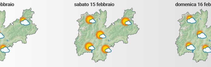 Oggi il vento ha “risparmiato” il Doss del Sabion. Giovedì qualche fiocco di neve e poi di nuovo sole per il fine settimana