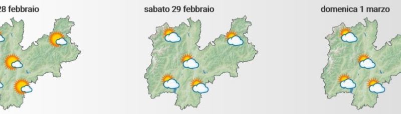 Torna il freddo specie in quota. Da giovedì a domenica pressione in aumento e tempo soleggiato