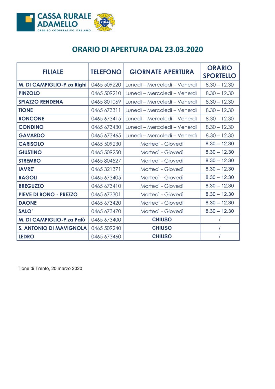 Cassa Rurale Adamello