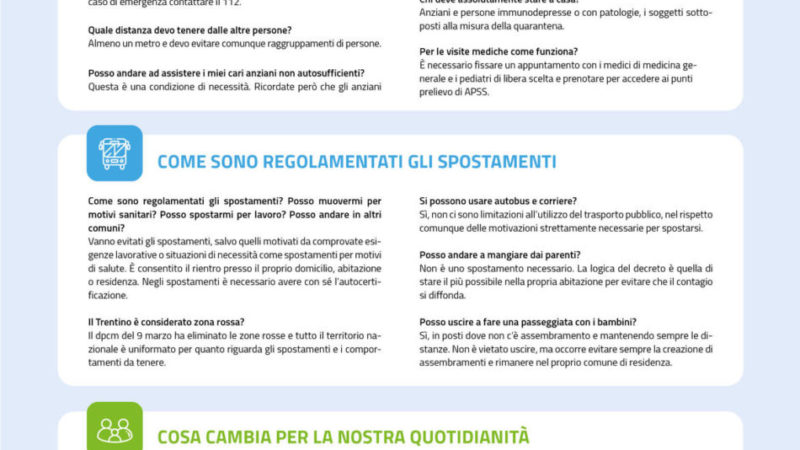 Coronavirus, un vademecum con le indicazioni del decreto #iorestoacasa