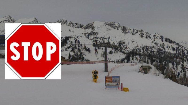 Si va verso la chiusura degli impianti di risalita. Oggi Fugatti e Kompatscher decideranno