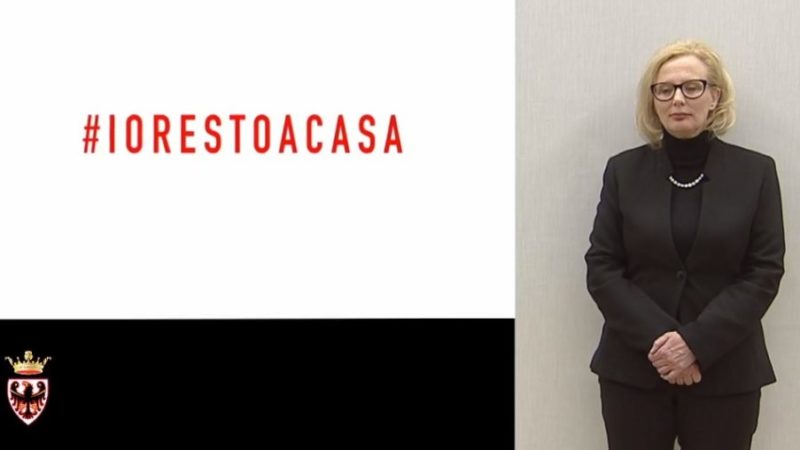 Coronavirus in Trentino: continua la crescita dei contagiati. Grave il bilancio dei nuovi deceduti