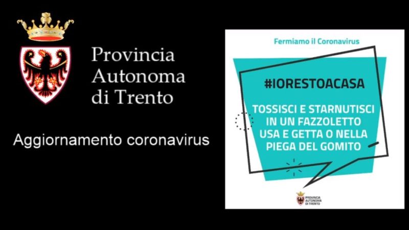 Coronavirus: purtroppo crescono moltissimo i nuovi casi in Trentino. Uno dei quattro deceduti è di Pinzolo