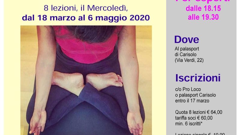 Corso di YOGA al palasport Carisolo