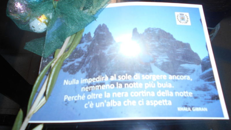 Grazie Comune di Pinzolo e Corpo VV.FF. di Pinzolo