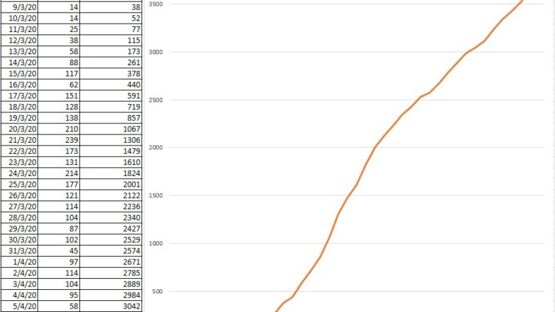 Coronavirus: + 65 i casi positivi e altri 9 decessi,