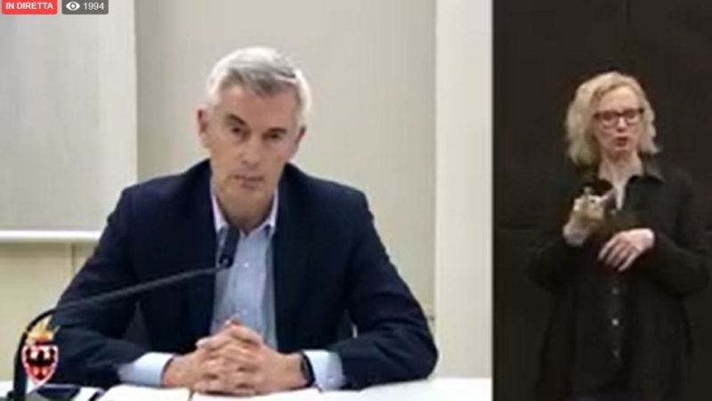 53 i nuovi positivi di oggi, ma sono stati soltanto 689 i tamponi analizzati