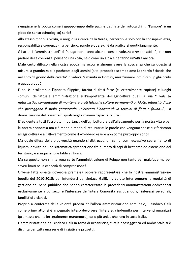 Minoranza consiliare di Pelugo