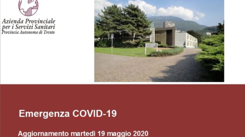 Coronavirus: dieci contagiati e due decessi oggi in Trentino