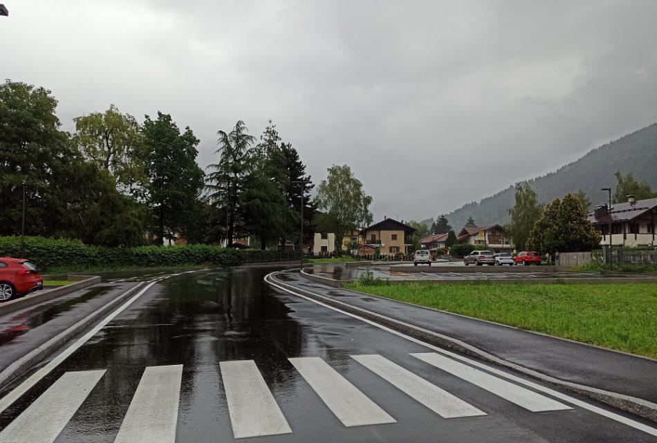 La nuova strada d'accesso
