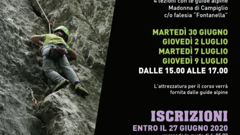 Corso di arrampicata all’aperto per BAMBINI e RAGAZZI