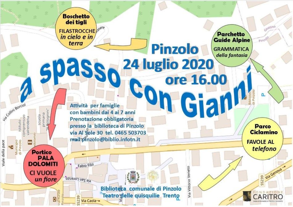 A spasso con Gianni – Pinzolo, 24 luglio ore 16.00