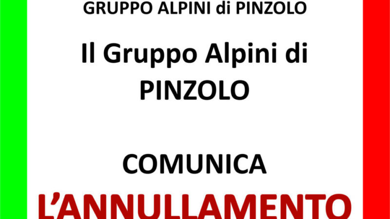 Alpini Pinzolo: annullamento delle feste a Patascoss e Bedole