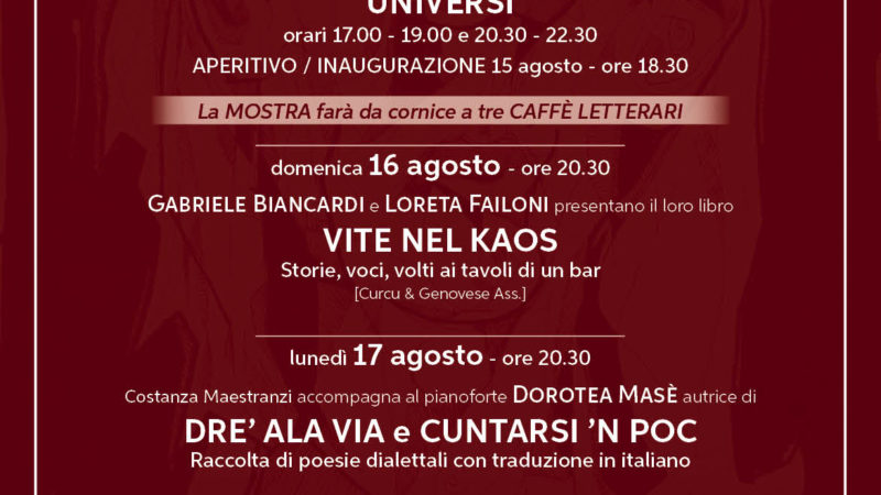 Giustino: Mostra d’arte – Caffè letterari