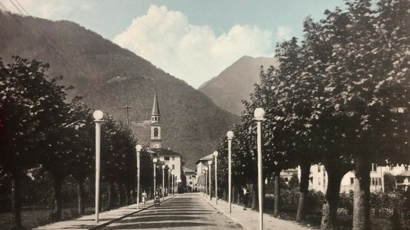 Il viale di Pinzolo nel corso del tempo