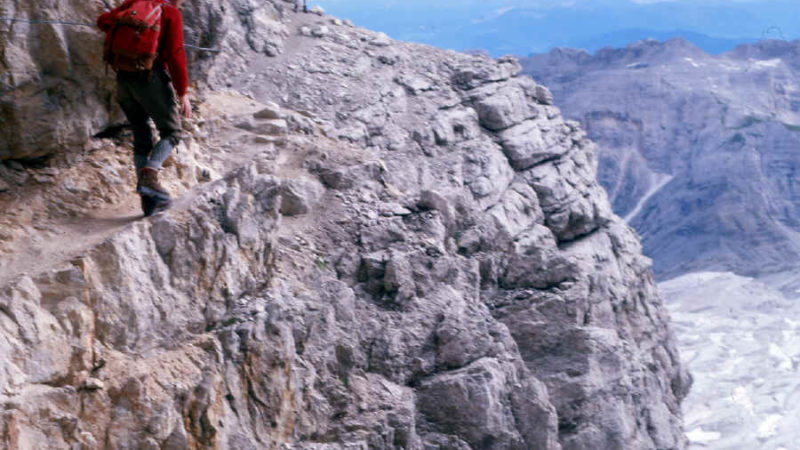 Riapre oggi la via ferrata delle “Bocchette Alte”