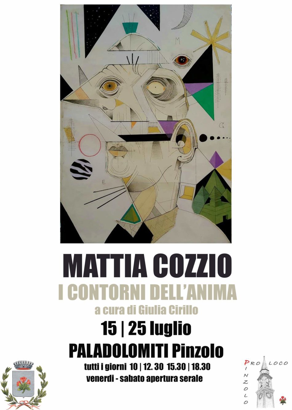 Mostra di Mattia Cozzio – I contorni dell’anima – dal 15 al 25 luglio al Paladolomiti