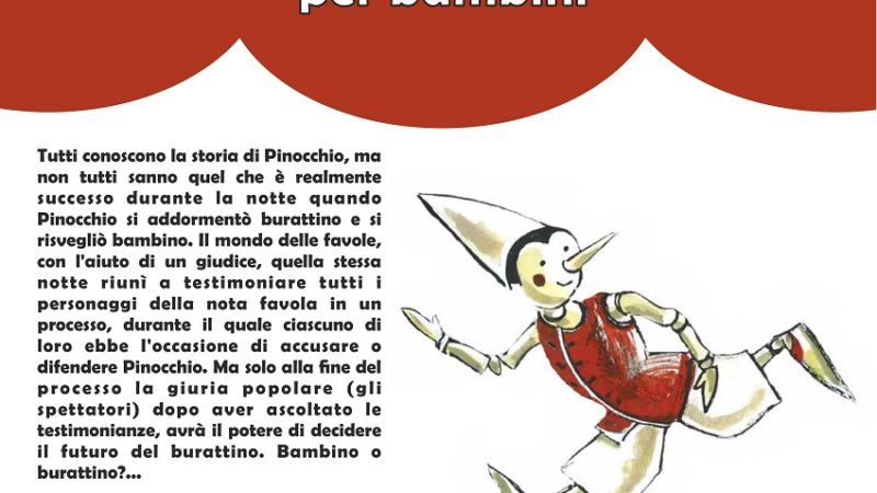 Pinocchio, il processo – Spettacolo di burattini per bambini